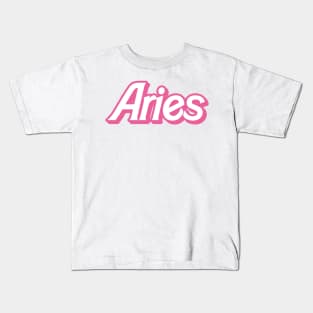 retro barbie aries Kids T-Shirt